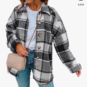 Oversized flannel.